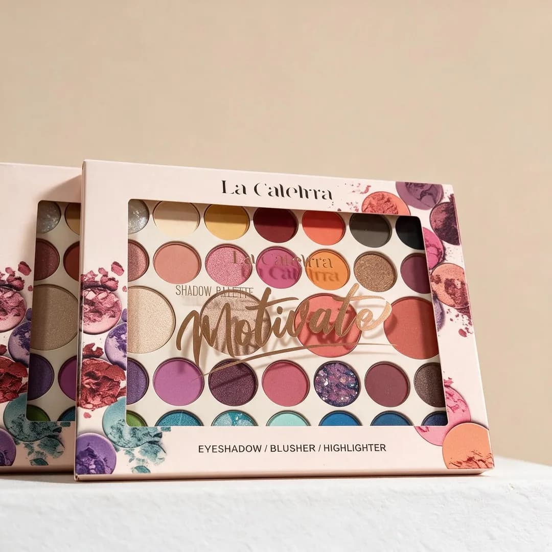 Paleta sombras, rubor e iluminador La Catrina