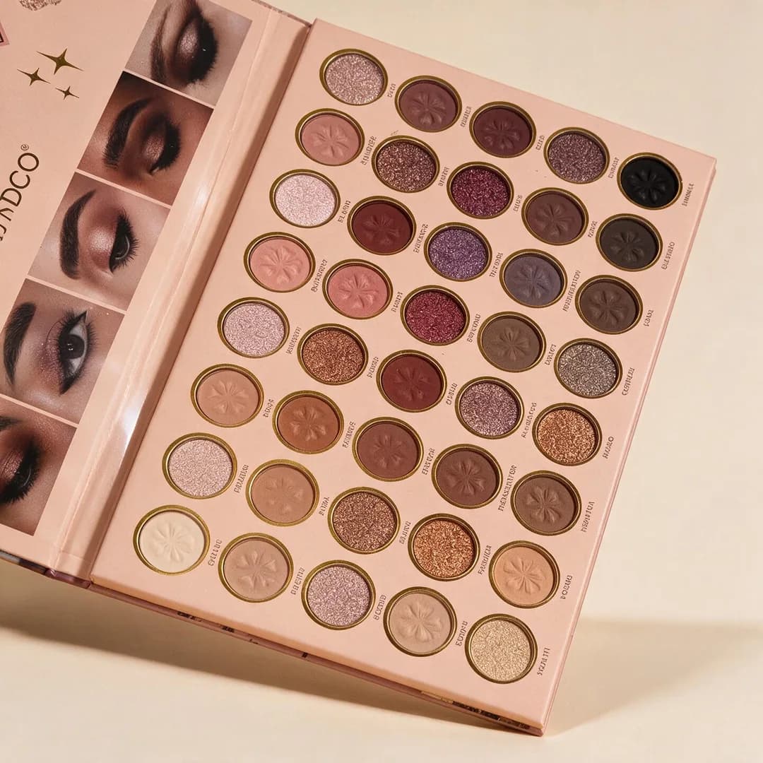 Paleta de sombras 40 tonos nudes