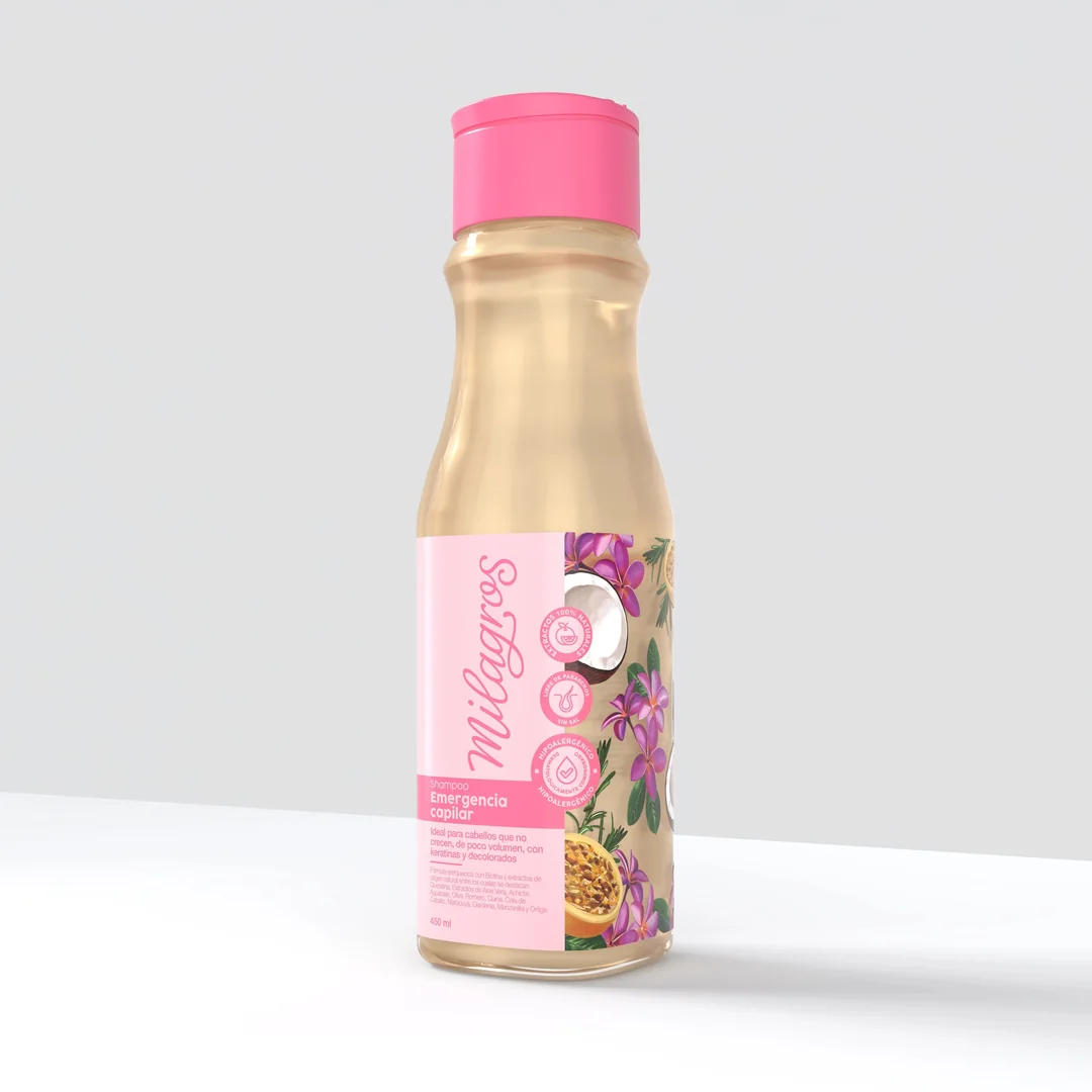 Shampoo emergencia capilar 100 ml Milagros
