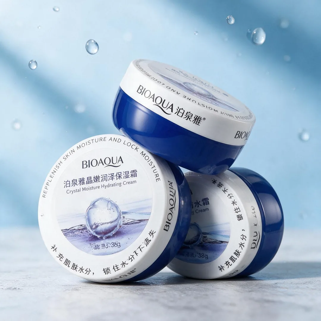 Crema hidratante mini de ácido hialurónico (Crystal Moisture Hydrating Cream 38 g)