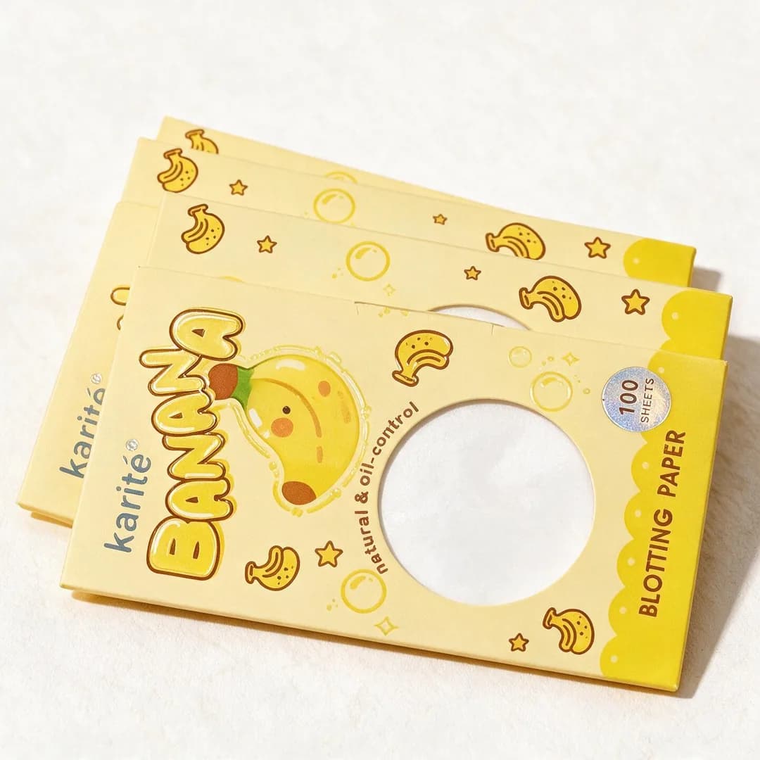 Papel antigrasa facial Banana (Blotting Paper 100 hojas)