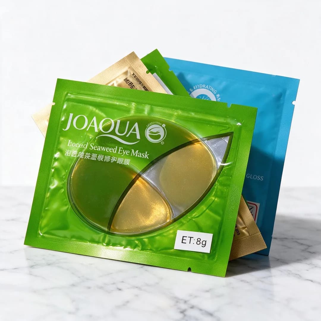 Parches de ojeras (Seaweed Eye Mask y dorado)