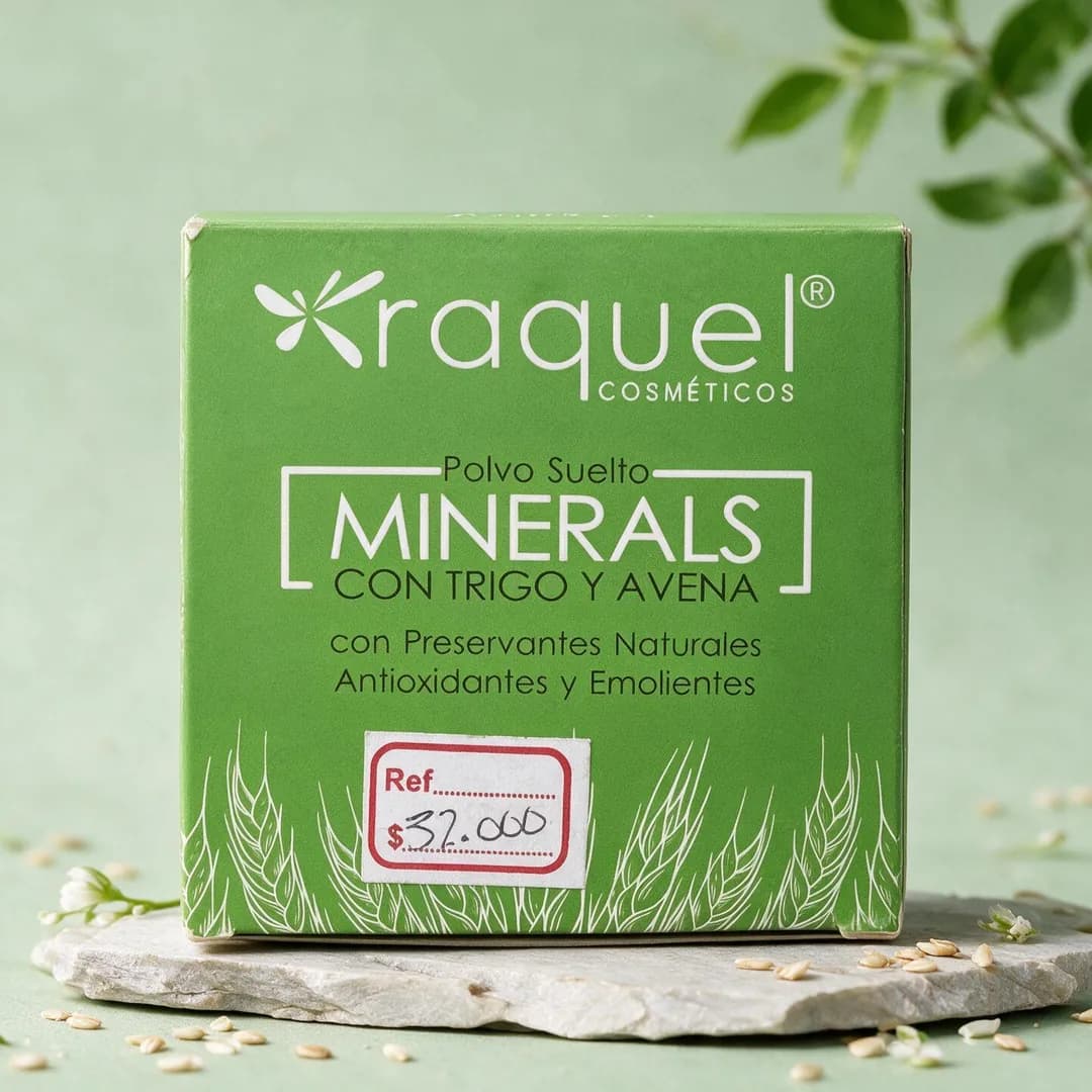 Polvo suelto Minerals con trigo y avena