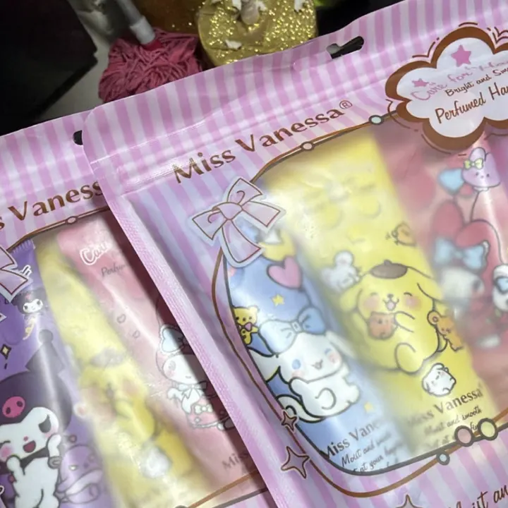 Set de cremas de manos x5 perfumadas (personajes Sanrio)